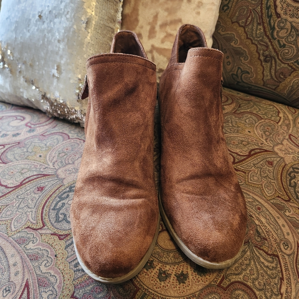 Suede Booties